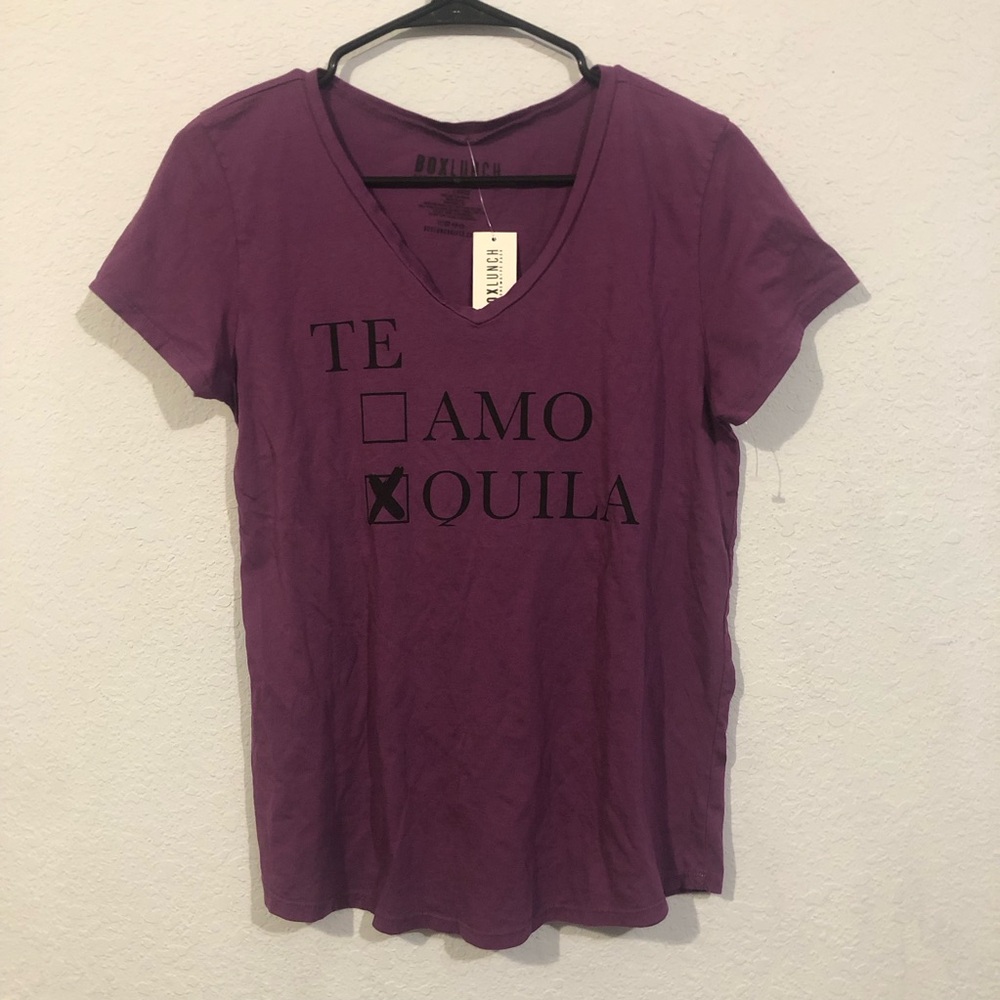 Box Lunch Purple Fun V-Neck T-Shirt